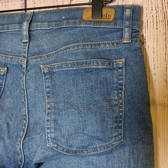 “Tompkins” Distressed Cropped Skinny Jeans { Polo Ralph Lauren } - Picture 4 of 14